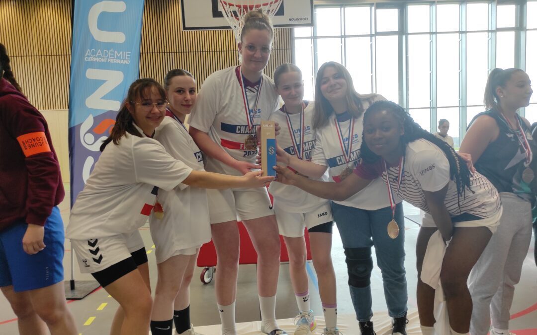 Championnats de France de Basket 3×3 UNSS à Monistrol en Haute-Loire. 28 au 30/03/2023.